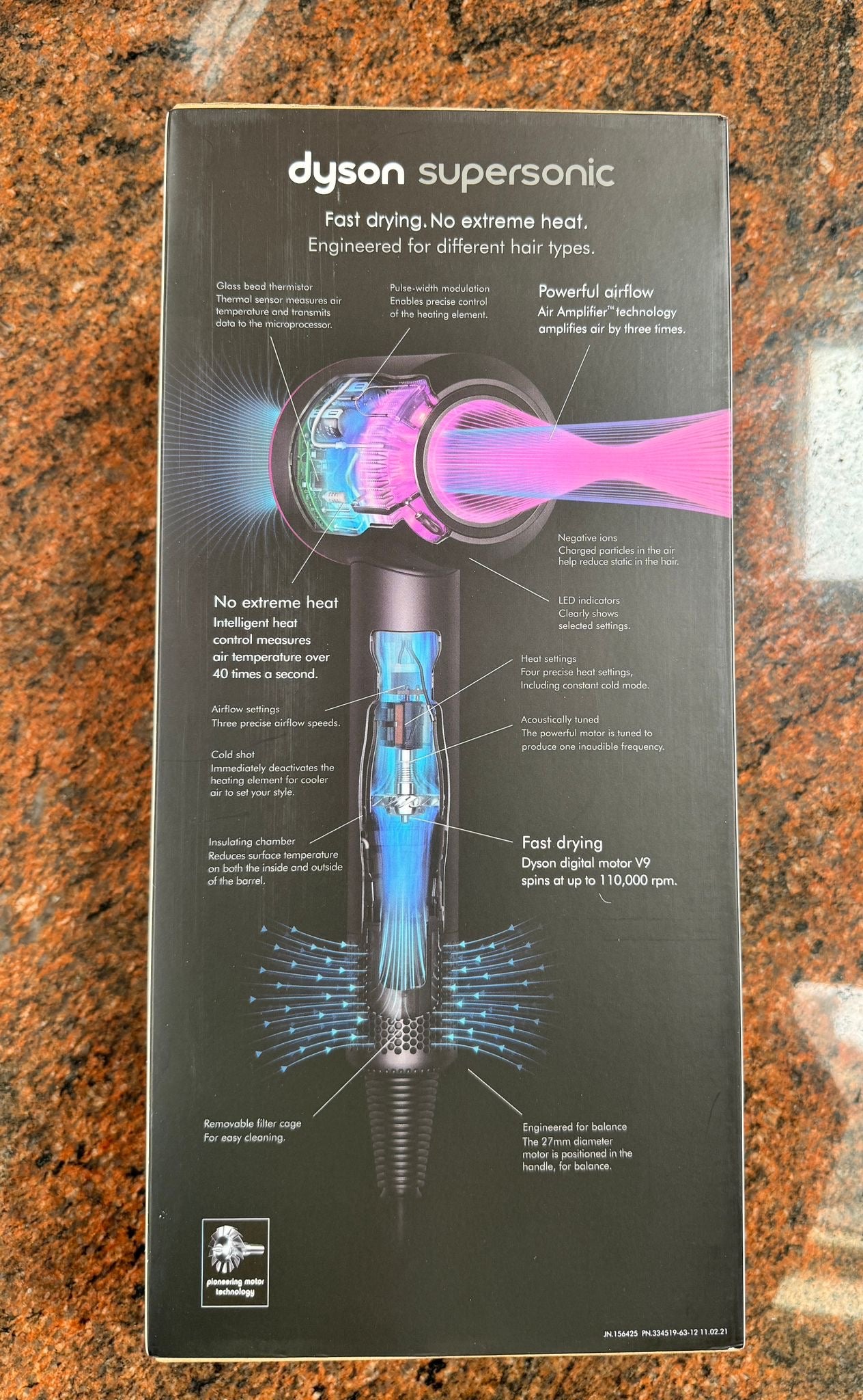 Dyson Supersonic Hair dryer Fast Drying For Different Hair Types UK