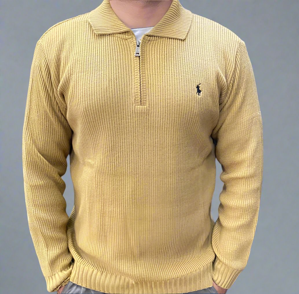 Vintage Polo Ralph Lauren Stylish Sweatshirt Yellow