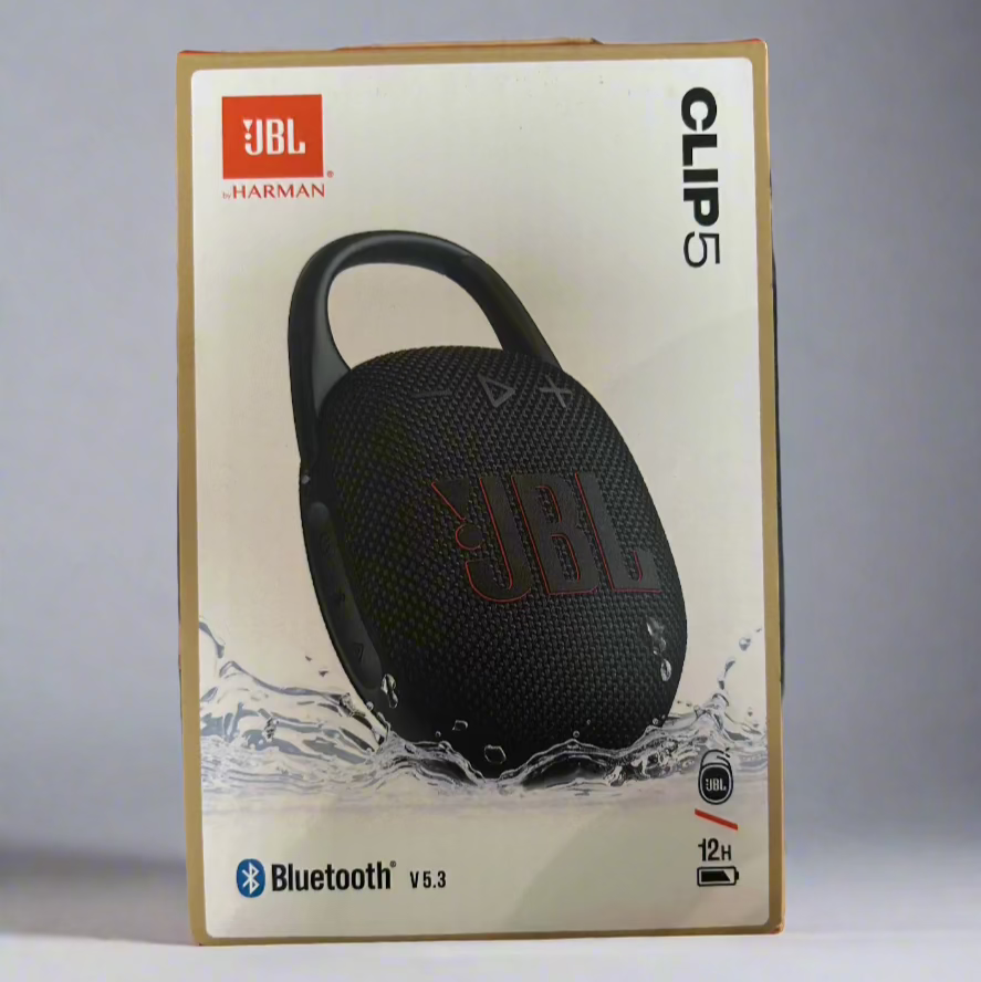 JBL Clip 5 Bluetooth Waterproof Speaker Black