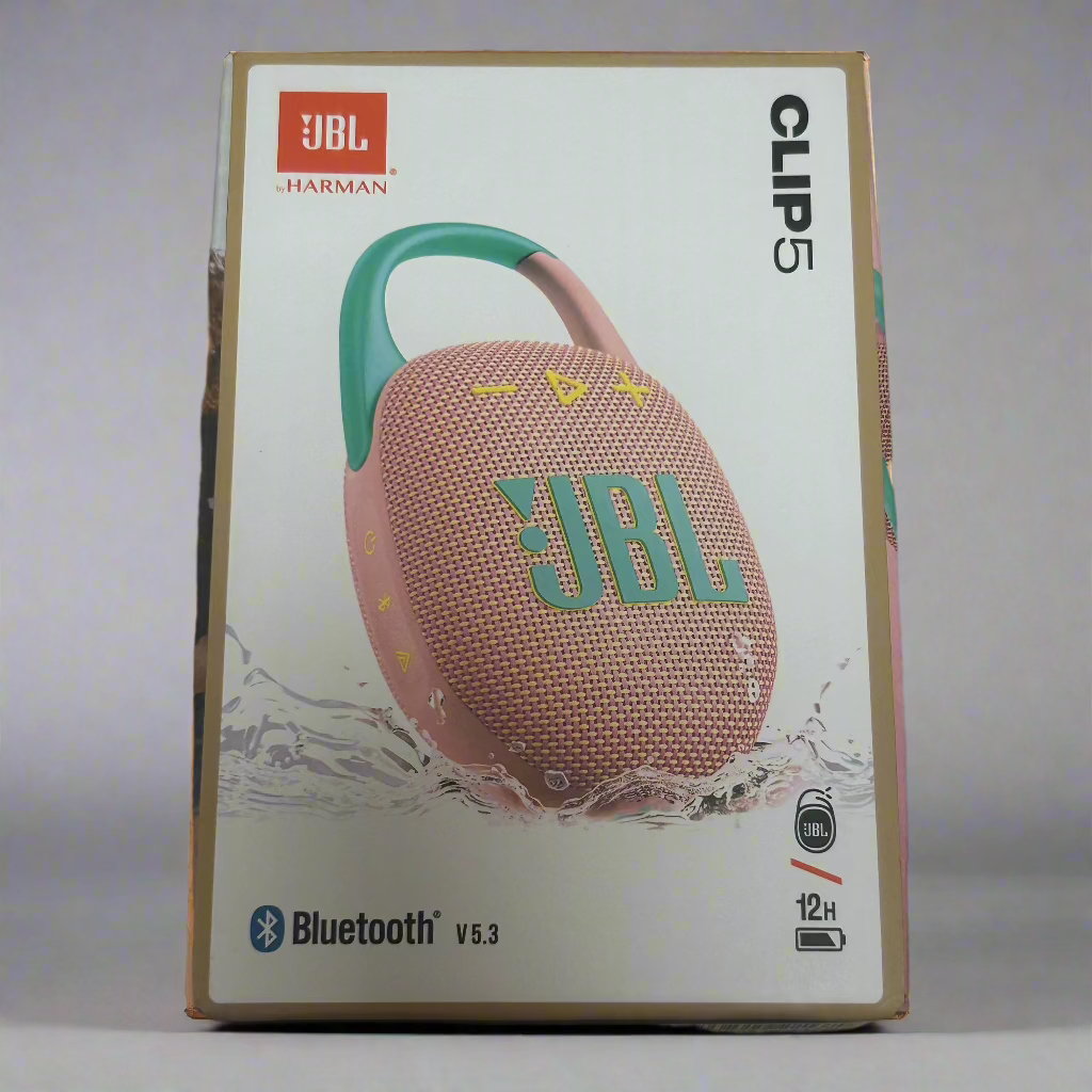 JBL Clip 5 Bluetooth Waterproof Speaker Pink