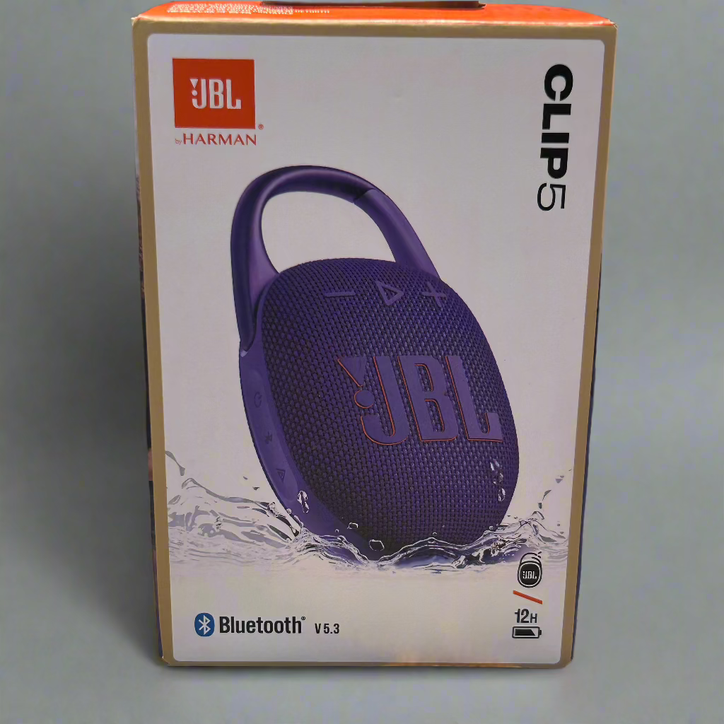 JBL Clip 5 Bluetooth Waterproof Speaker Purple