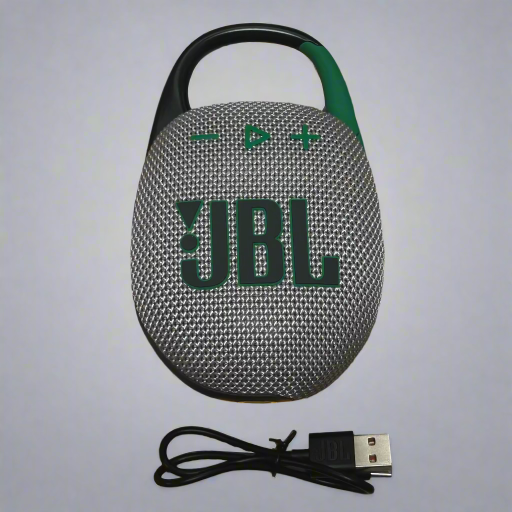 JBL Clip 5 Bluetooth Waterproof Speaker Grey/Green