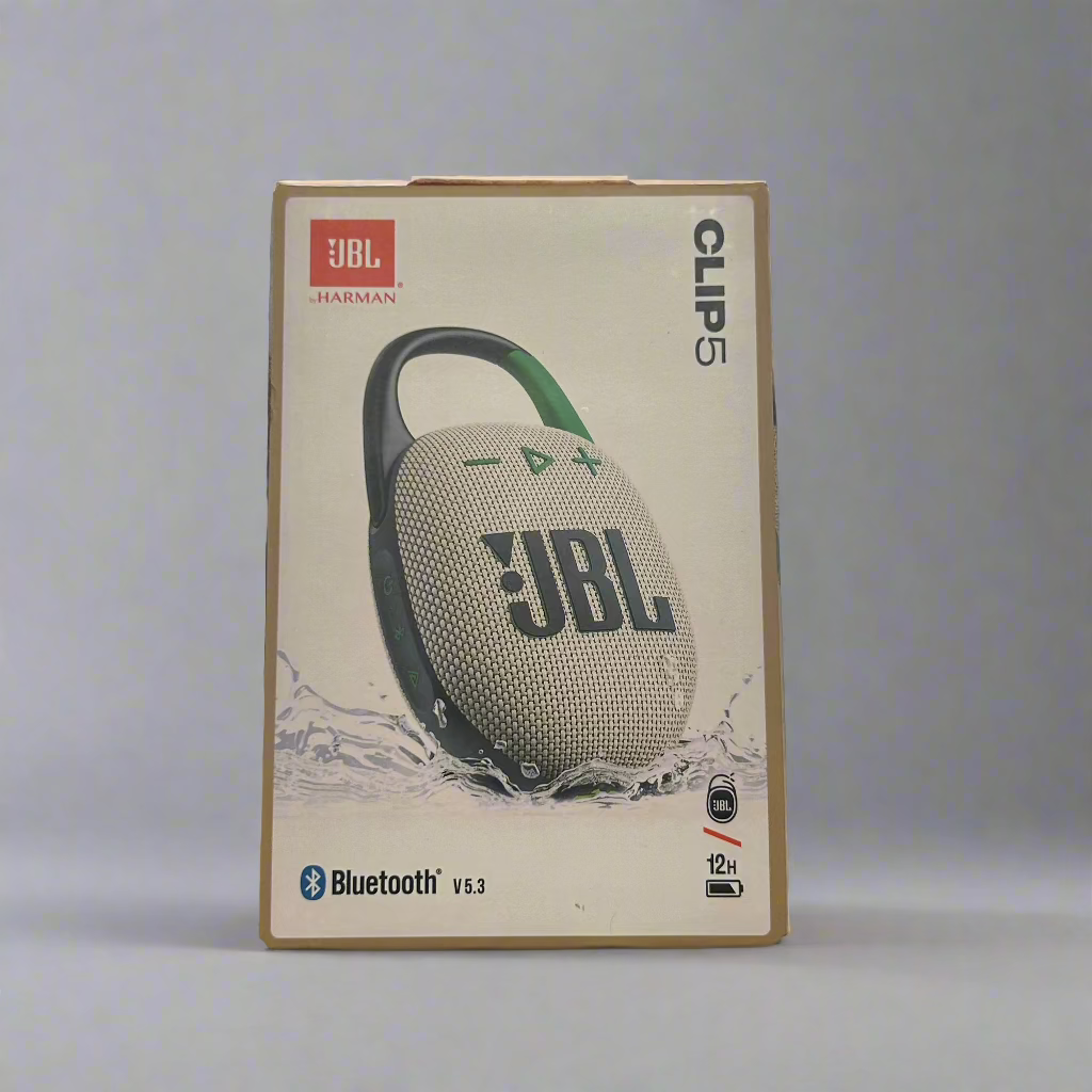 JBL Clip 5 Bluetooth Waterproof Speaker Grey/Green