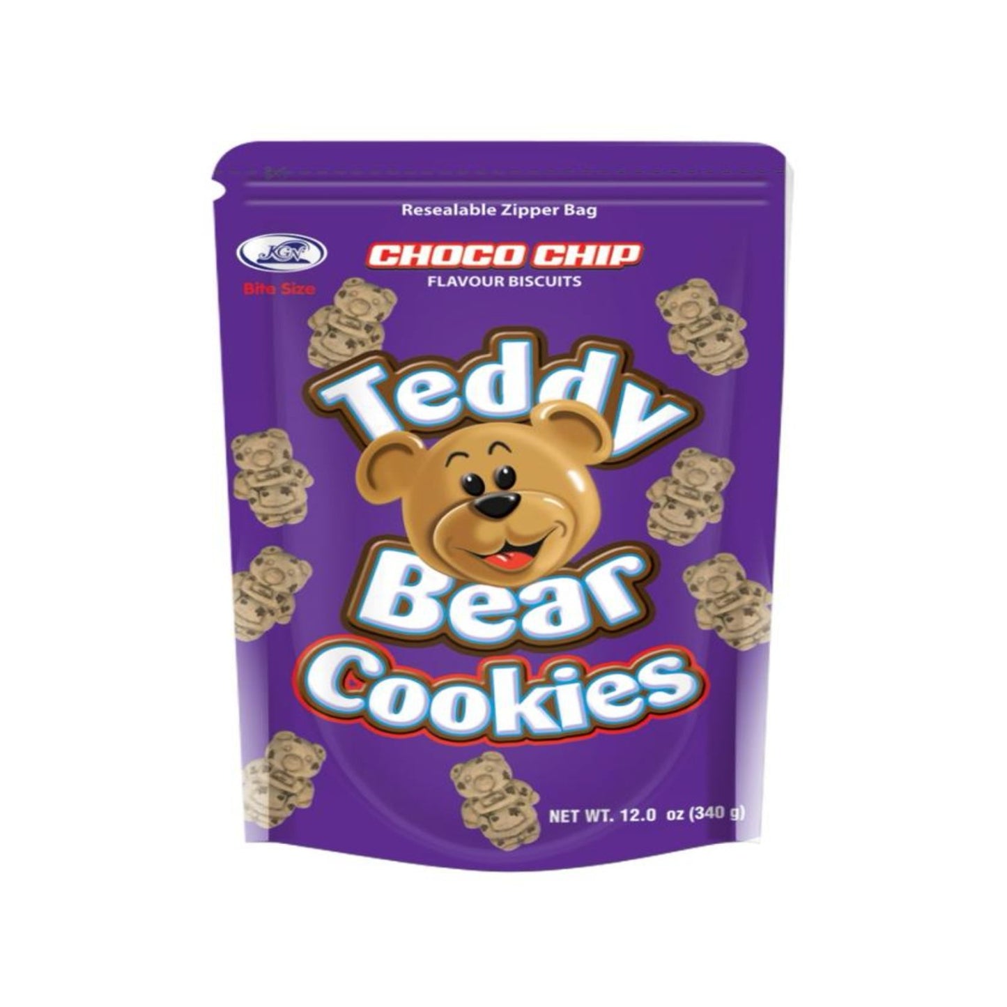 KGN Teddy Bear Cookies Choco Chip (Pack of 12)