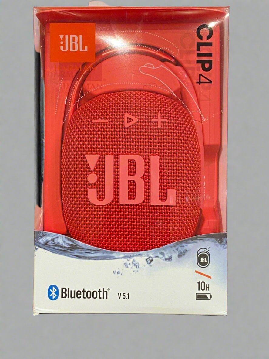 JBL Clip 4 Bluetooth Waterproof Speaker Red