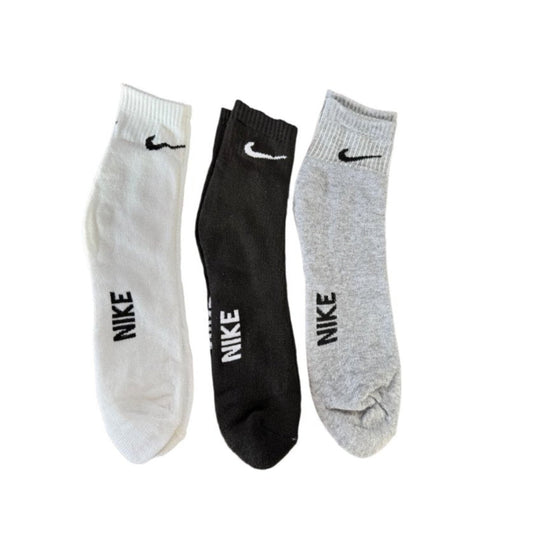 Nike Socks 3 Colour Pairs Sports Cushion Ankle